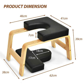 Yoga Headstand Bench, Upside Down Detachable Chair for Balance Training, Home