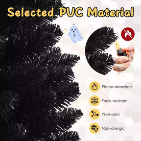Artificial Halloween Christmas Tree Slim Pencil Tree Decoration for Corner Party