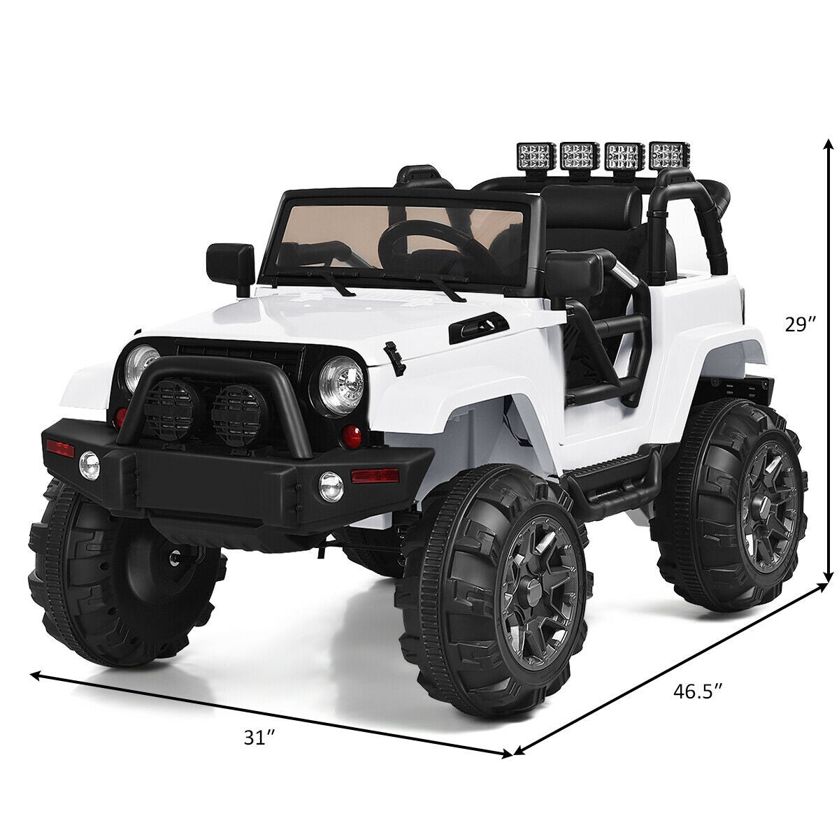 12V Kids Remote Control Riding Truck Car Battery Powered Toy Car