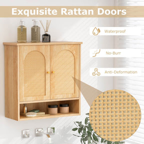 3-Tier Wall Mounted Bathroom Storage Cabinet Medicine Cabinet Over the Toilet