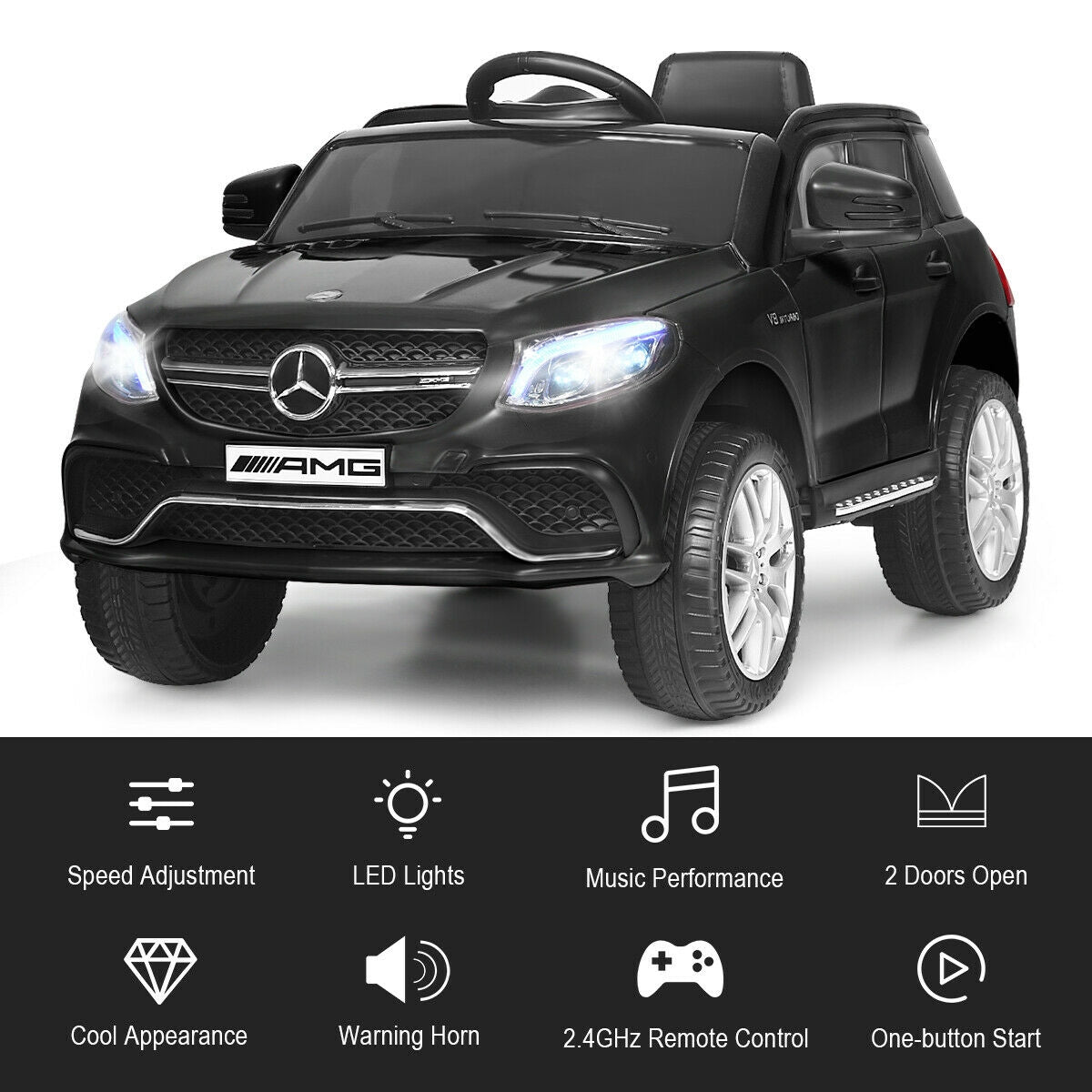 12V Mercedes Benz GLE Licensed Kids Ride On Car