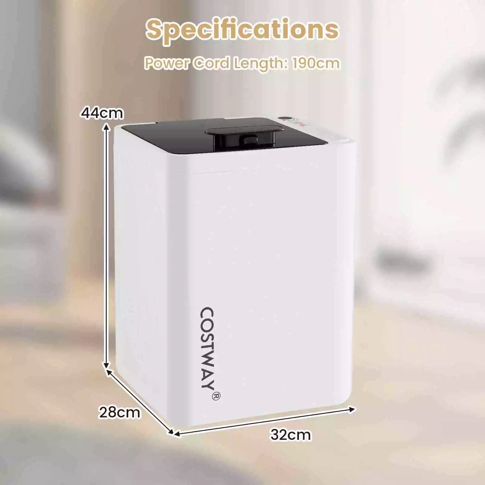 23L Large Spa Hot Towel Warmer for Bathroom 15-90Min Timer & Overheat Protection
