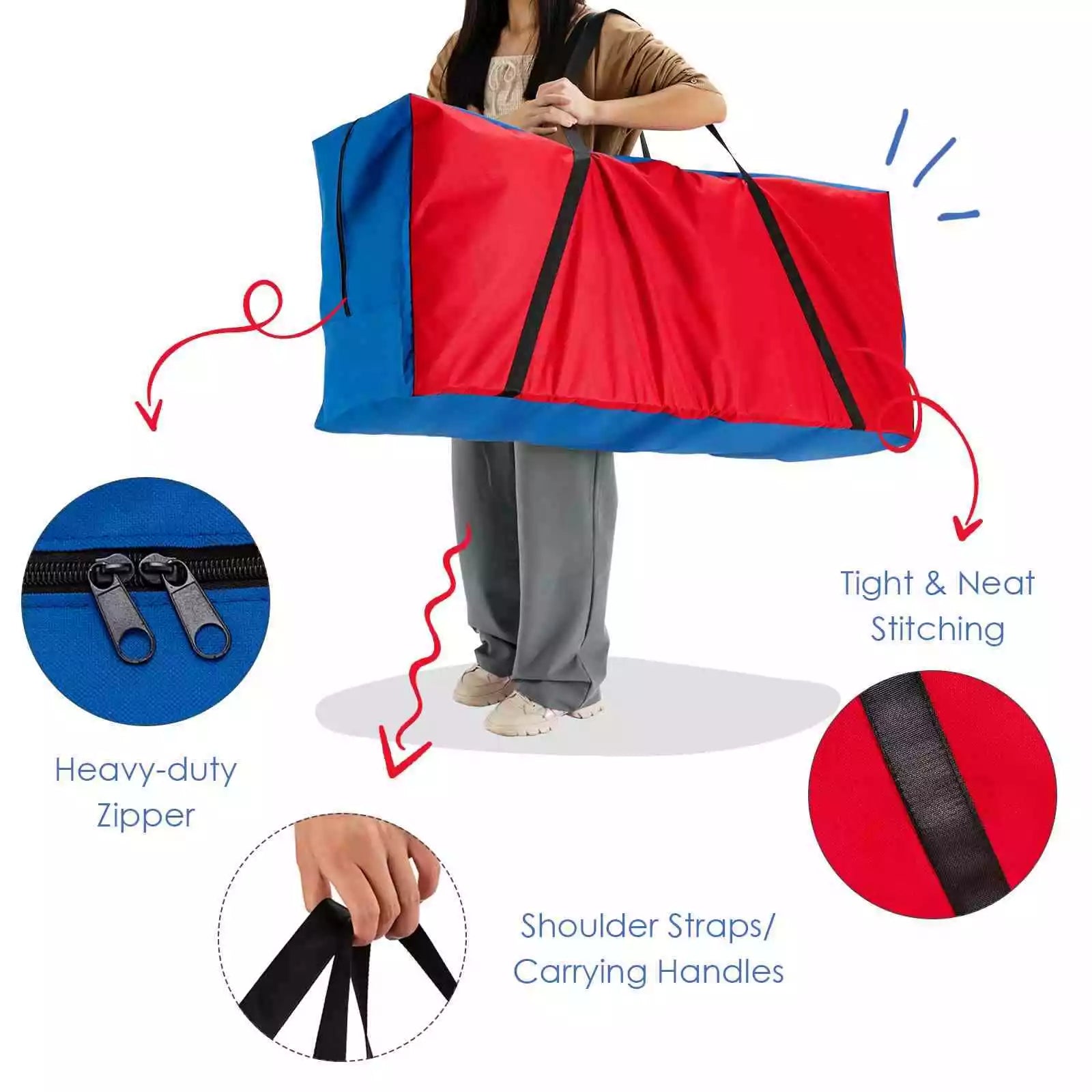 Oversized 4 in A Row Storage Bag Carrying Bag for 4-to-Score Giant Game Set