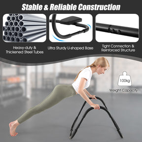 AB Fitness Trainer, Abdominal & Core Strength Exercise Cruncher w/ Padded