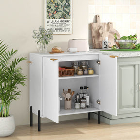2-Door Buffet Storage Cabinet Sideboard Cabinet with Shelf Cupboard Kitchen Home