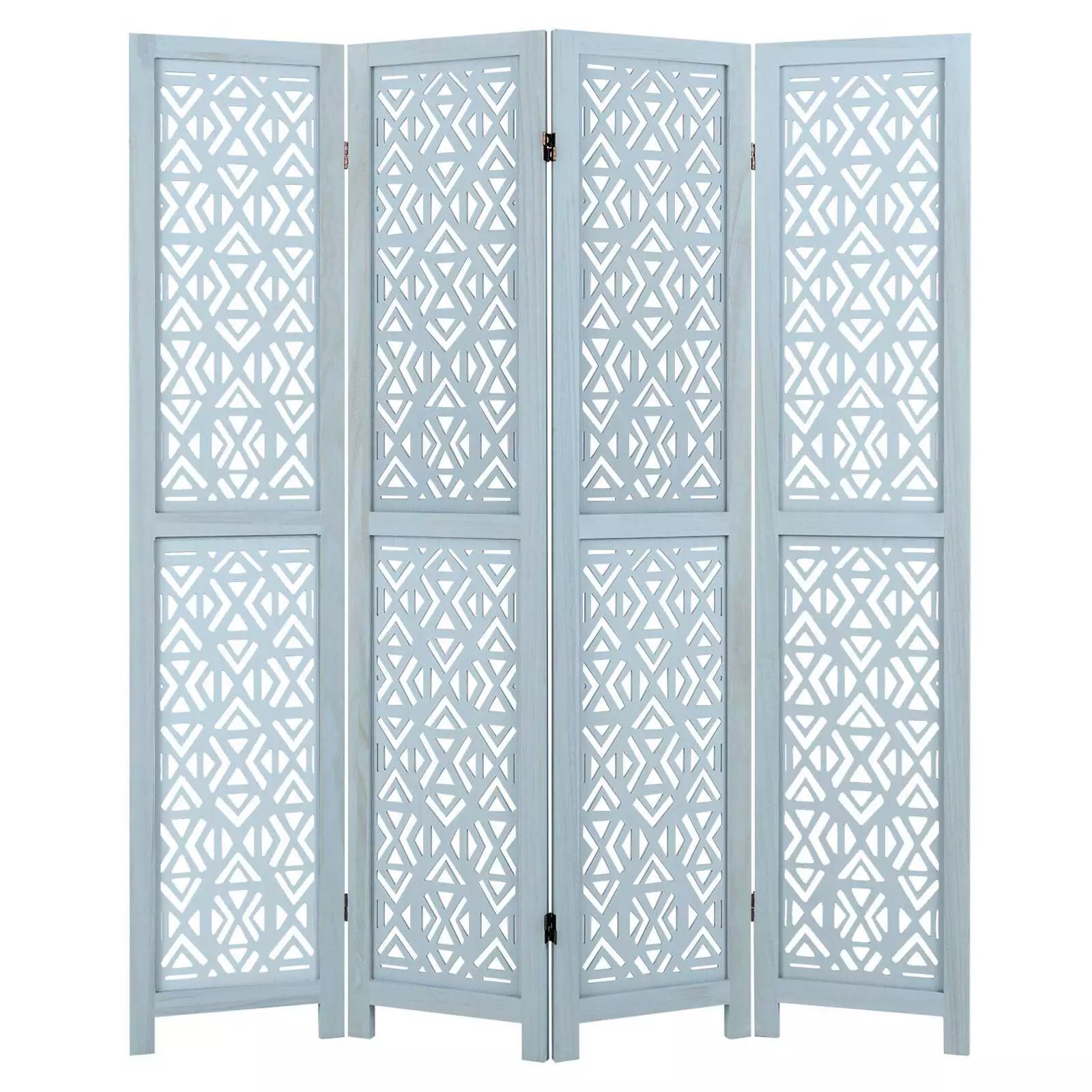 165cm Wooden Room Divider Folding Privacy Screen Partition Stand Fully Assembled