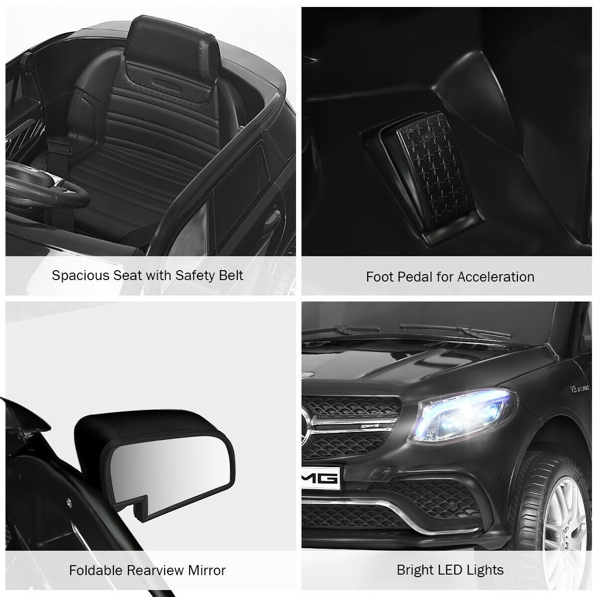 12V Mercedes Benz GLE Licensed Kids Ride On Car