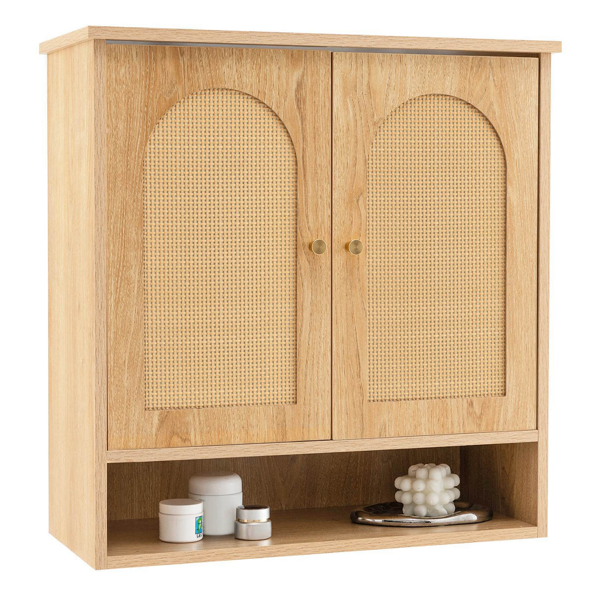 3-Tier Wall Mounted Bathroom Storage Cabinet Medicine Cabinet Over the Toilet