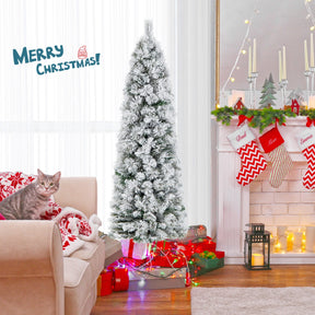 135 Slim Christmas Tree with 258 Branch Tips and 100 LED Lights