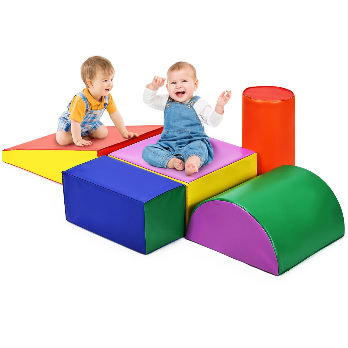 Kid Crawl Climb Foam Shapes Playset for Toddler