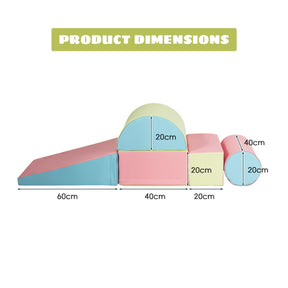 Kid Crawl Climb Foam Shapes Playset for Toddler