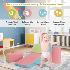 Kid Crawl Climb Foam Shapes Playset for Toddler