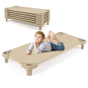 Stackable Daycare Cot with Easy Lift Corner and Detachable Oxford Cloth