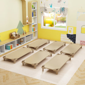 Stackable Daycare Cot with Easy Lift Corner and Detachable Oxford Cloth