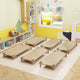 Stackable Daycare Cot with Easy Lift Corner and Detachable Oxford Cloth