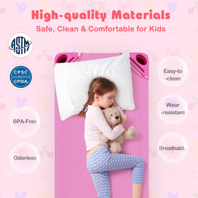 Stackable Daycare Cot with Easy Lift Corner and Detachable Oxford Cloth