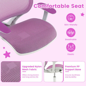 Kids Swivel Mesh Children Computer Chair with Adjustable Height