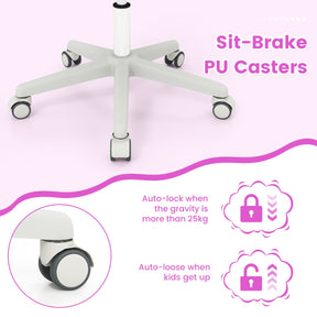 Kids Swivel Mesh Children Computer Chair with Adjustable Height