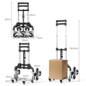 Outdoor Stair Climbing Cart with Elastic Rope