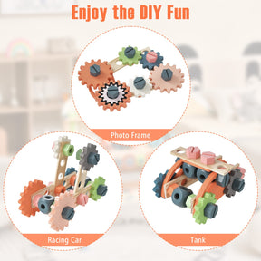 Large Wooden Tool Bench with Rich Tool Set & Realistic Accessories