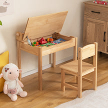 Toddler Activity Table with Chair and Paper Roll Holder