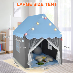 Kids Playhouse Tent with Washable Mat for Boys & Girls