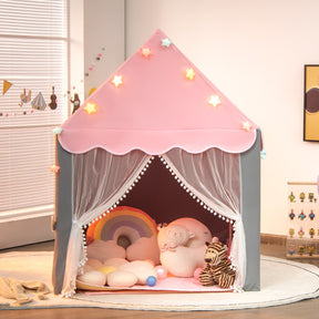 Kids Playhouse Tent with Washable Mat for Boys & Girls