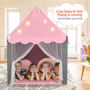 Kids Playhouse Tent with Washable Mat for Boys & Girls