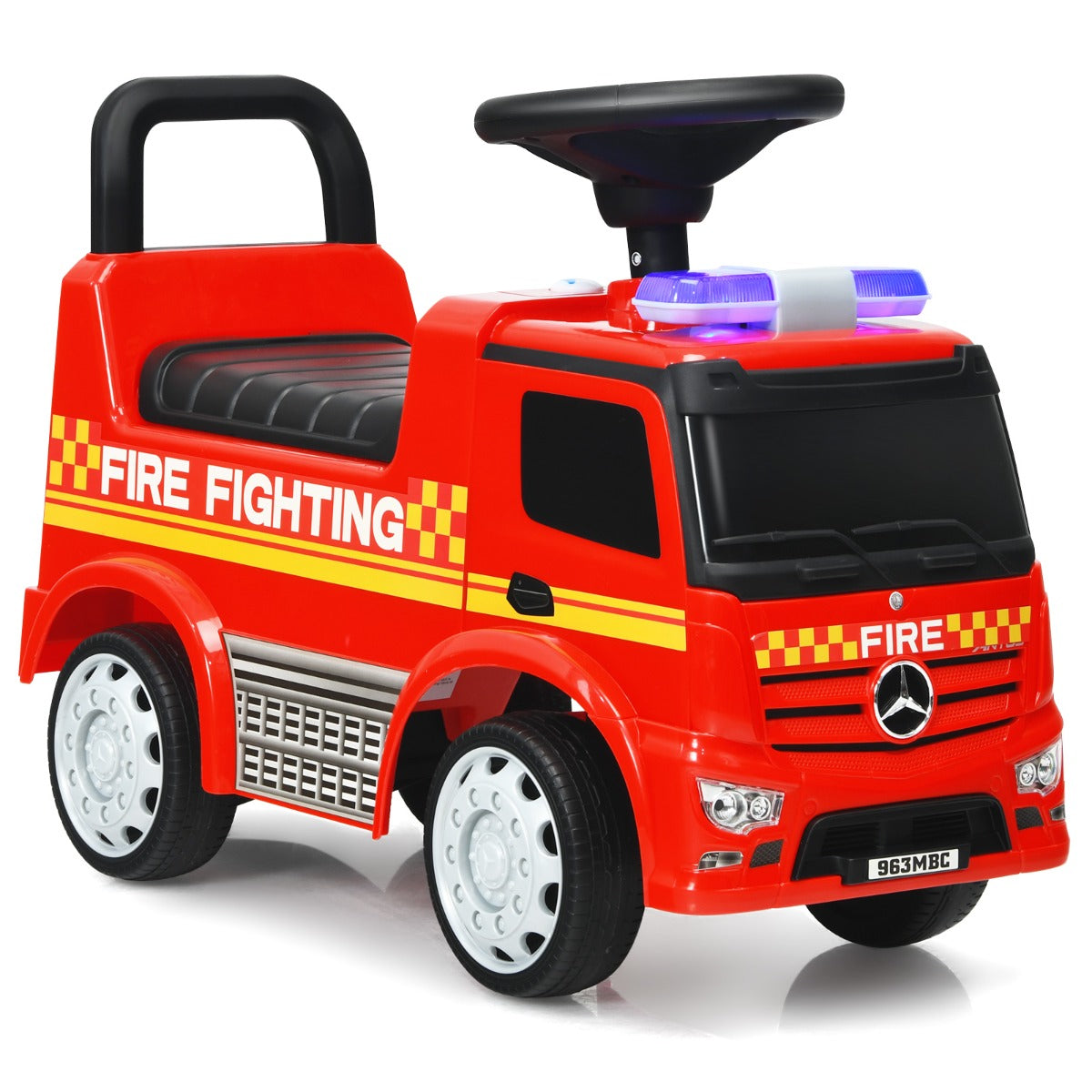 Licensed Mercedes Benz Kids Ride On Car with Storage for Toddlers