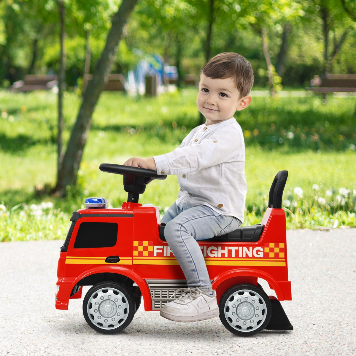 Licensed Mercedes Benz Kids Ride On Car with Storage for Toddlers