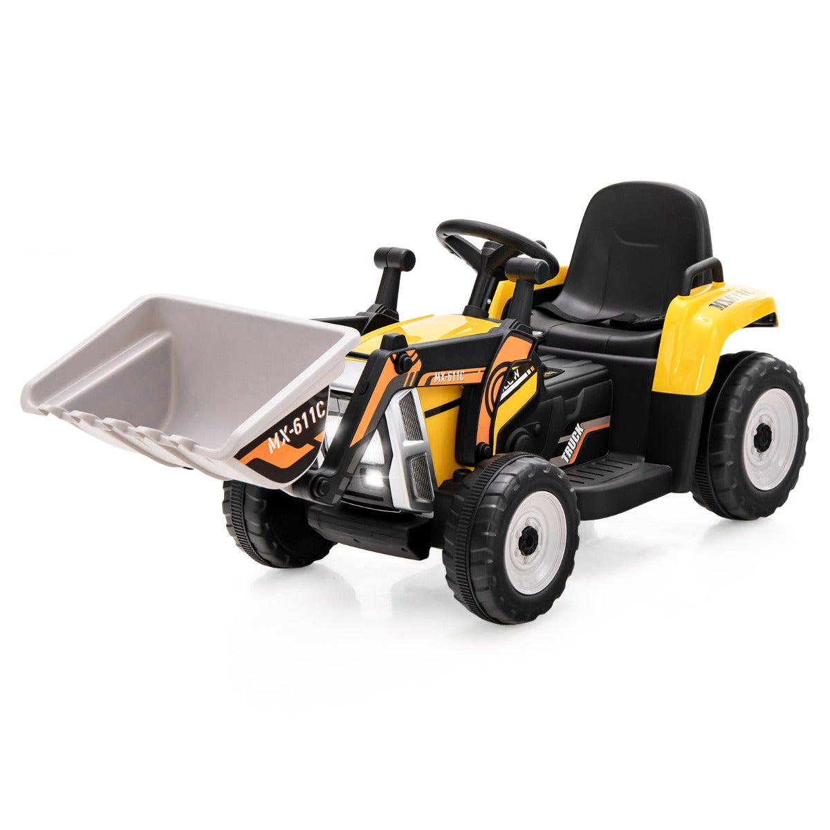 12V Kids Ride on Excavator with Adjustable Arm and Bucket