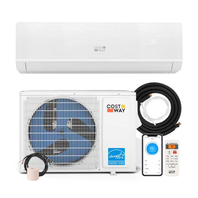 24000 BTU 25 SEER2 208-230V Mini Split Air Conditioner and Heater WiFi Enabled