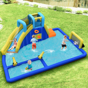 Inflatable Water Jumping House with Water Sprayers & Blower