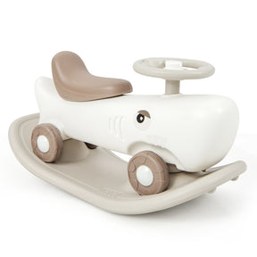 3-in-1 Convertible Kids Rocking Horse & Sliding Car