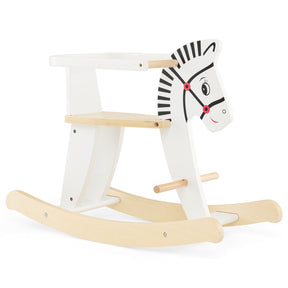 Wooden Rocking Horse with Detachable Fences