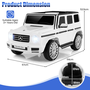 Licensed Mercedes-Benz G500 Kids Ride-on Car with Remote