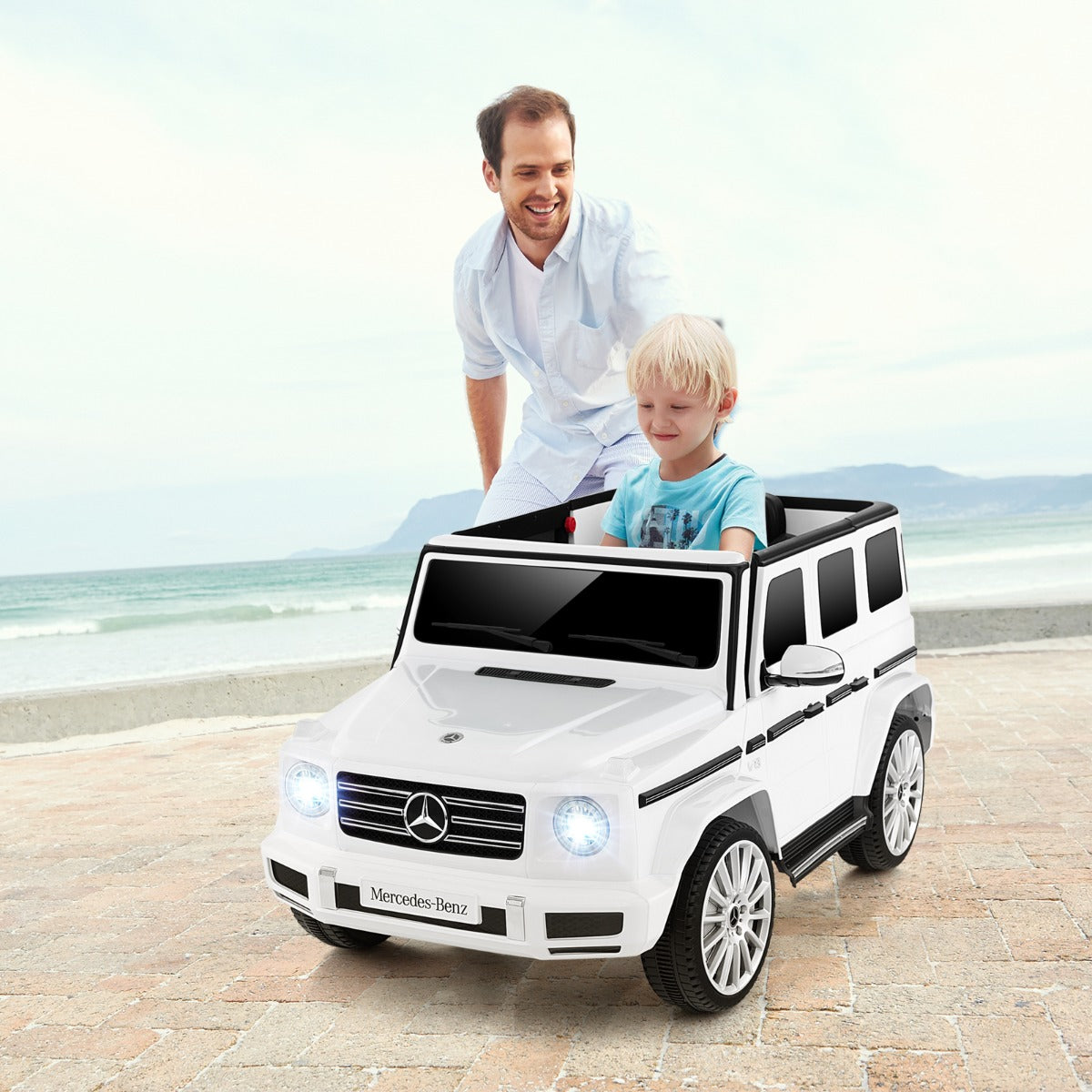 Licensed Mercedes-Benz G500 Kids Ride-on Car with Remote
