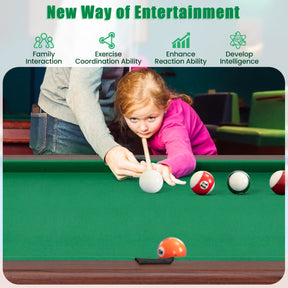 1.2M Wooden Billiard Game Table with Full Set of Balls