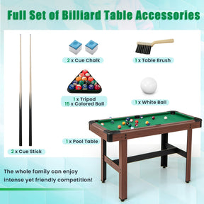 1.2M Wooden Billiard Game Table with Full Set of Balls