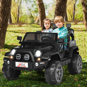 12V 2-Seater Kids Ride On Car with Storage Space