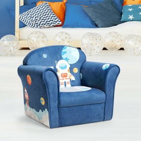 Kids Astronaut Armrest Upholstered Sofa with ASTM and CPSIA