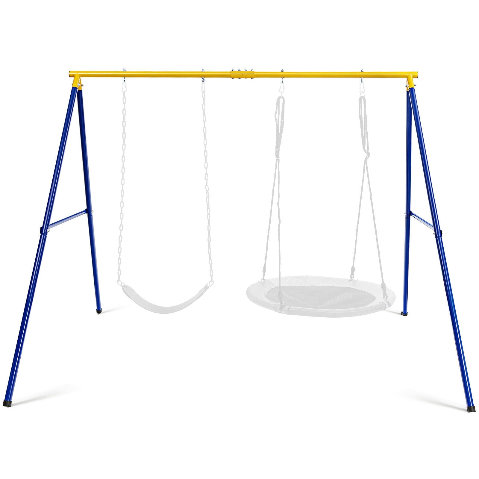 660 LBS Extra-Large A-Shaped Swing Stand with Anti-Slip Footpads