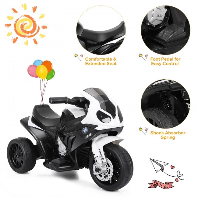 6V Kids 3 Wheels Riding BMW Licensed Electric Motorcycle