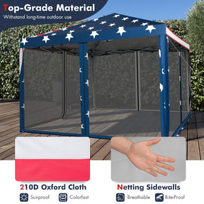 10’ x 10’ Pop-up Canopy Tent Gazebo Canopy for Outdoor Garden