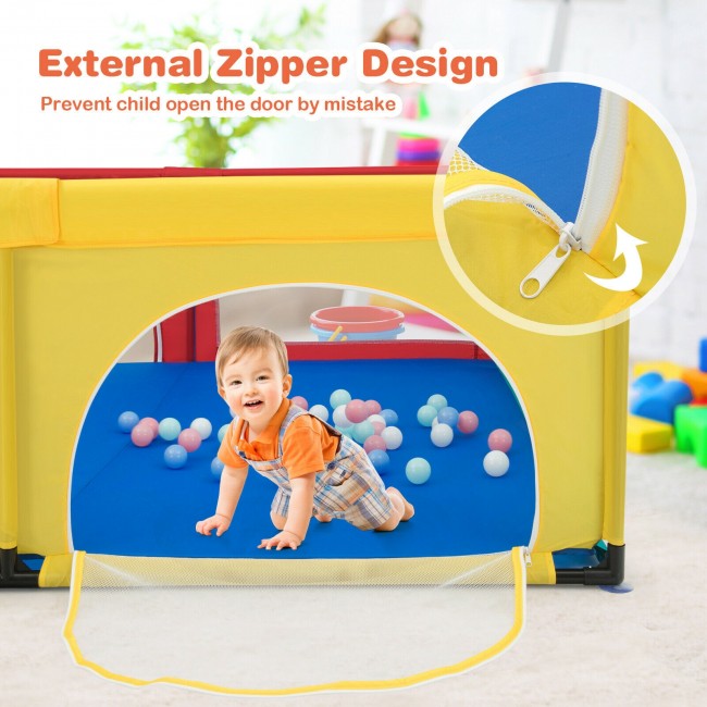 Baby Playpen Safety Play Yard for Baby Infants
