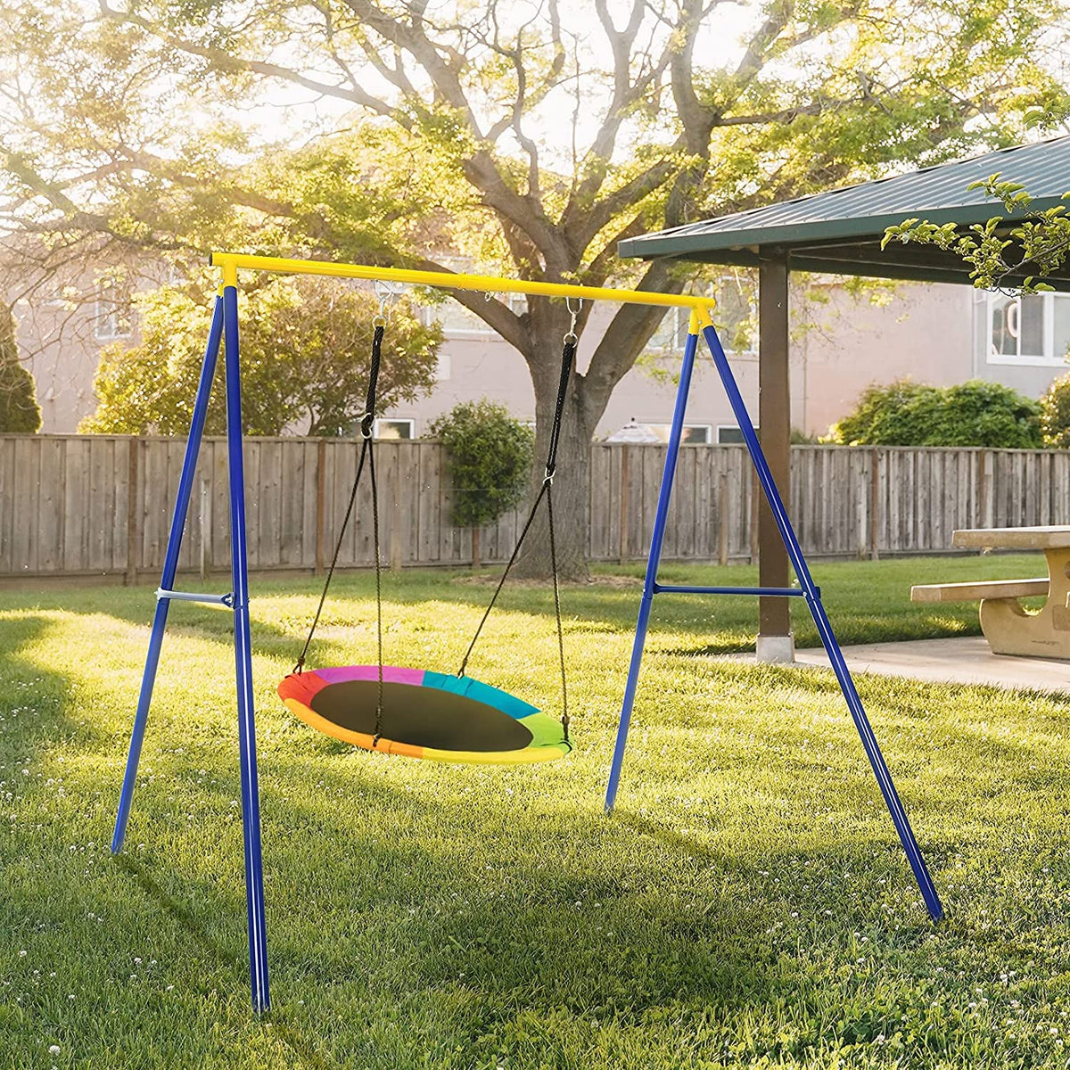Extra Large Heavy Duty Metal Swing Stand for Kids Outdoor