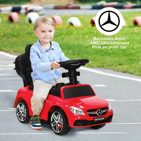 Hikidspace Mercedes Benz Push Car Stroller with Canopy for Toddlers