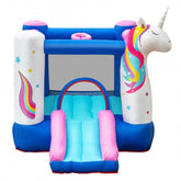 Hikidspace Kids Unicorn Inflatable Bounce House with 480W Blower