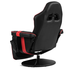 Ergonomic Massage Gaming Chair Gaming Recliner with Pillow and Adjustable Backrest